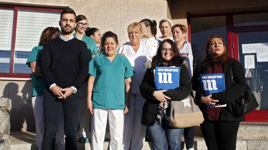 En Marea visita la Valle-Inclán y urge a que el Concello y la Xunta negocien