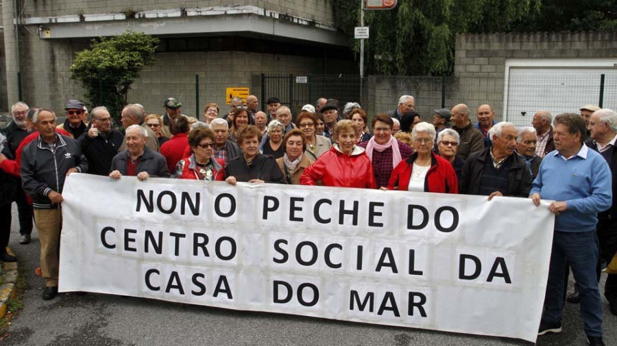 El Estado deriva en la Xunta el futuro del local de los jubilados de la Casa do Mar