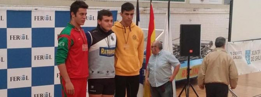 Alejandro Gago, campeón gallego de remoergómetro