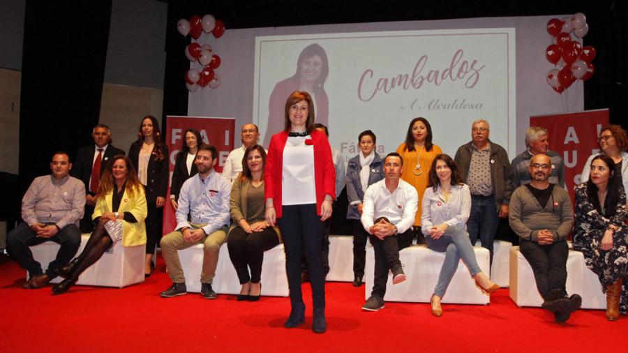 El PSOE presenta su candidatura bajo el lema Fátima Abal “A Alcaldesa”