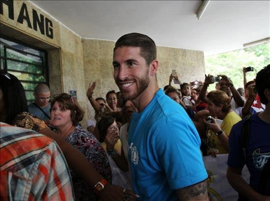 Sergio Ramos desata pasiones en La Habana