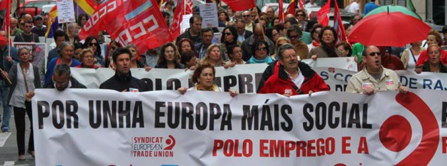 La protesta contra la política europea erige a las trabajadoras de Cuca como ejemplo