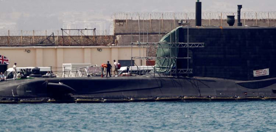 España exige al Reino Unido que explique el accidente del submarino nuclear en Gibraltar
