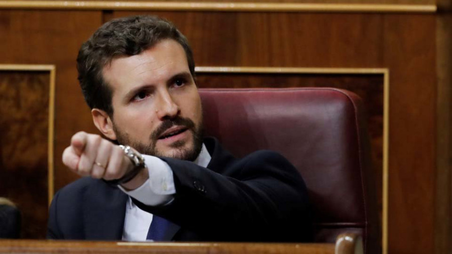 Casado acusará a Sánchez de prevaricación si no aplica el 155