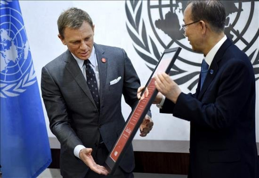 Daniel Craig se une a la ONU para terminar con las minas antipersonal