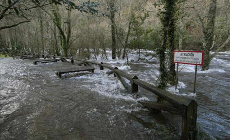 La Xunta activa la alerta por inundaciones en Caldas de Reis