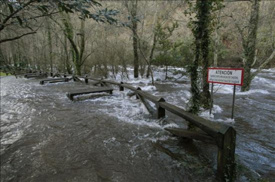 La Xunta activa la alerta por inundaciones en Caldas de Reis