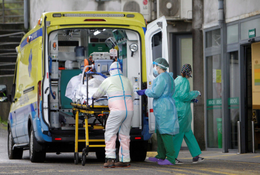 Los hospitalizados por coronavirus caen de nuevo en Galicia y se sitúan por debajo del millar