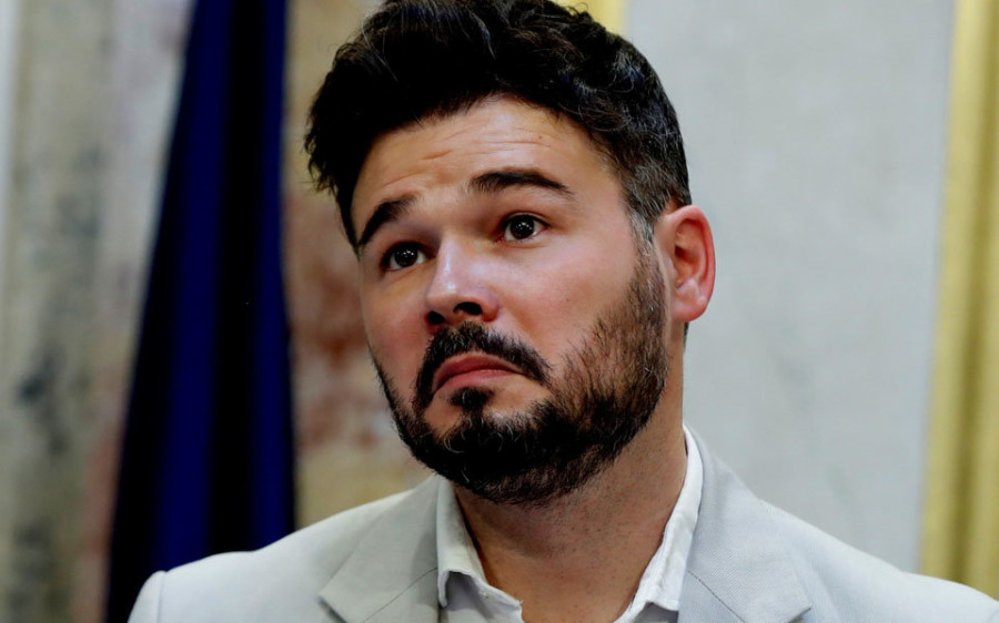 Rufián demuestra su coherencia