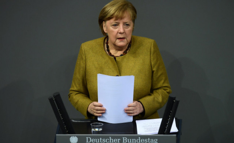 Angela Merkel anuncia 1.500 millones de euros para la lucha global contra la crisis sanitaria