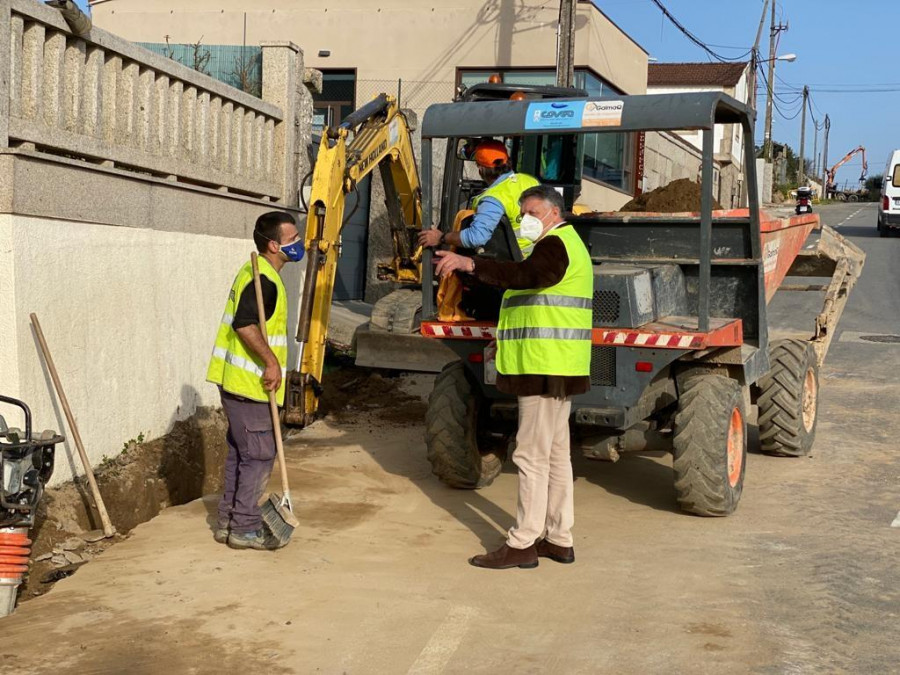 Sanxenxo inicia los trabajos de humanización de la Rúa do Vento, que durarán dos meses