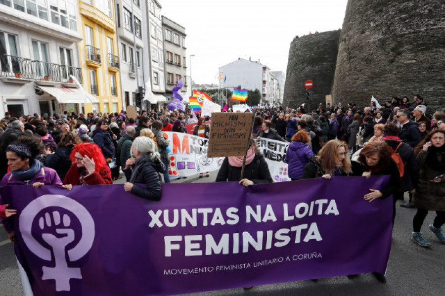 Galegas 8-M y los sindicatos convocan decenas de manifestaciones: "Los derechos de las mujeres no se confinan"