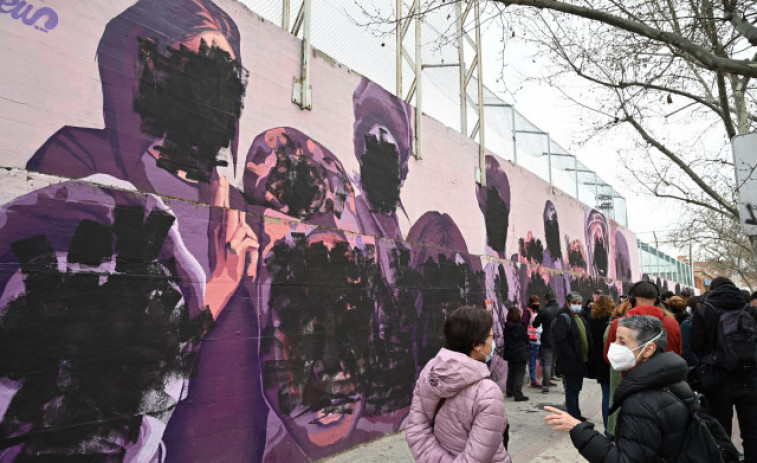 La Policía Nacional investiga la vandalización de murales feministas en Madrid