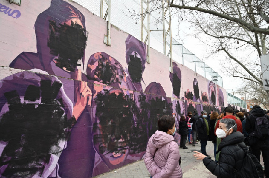 La Policía Nacional investiga la vandalización de murales feministas en Madrid