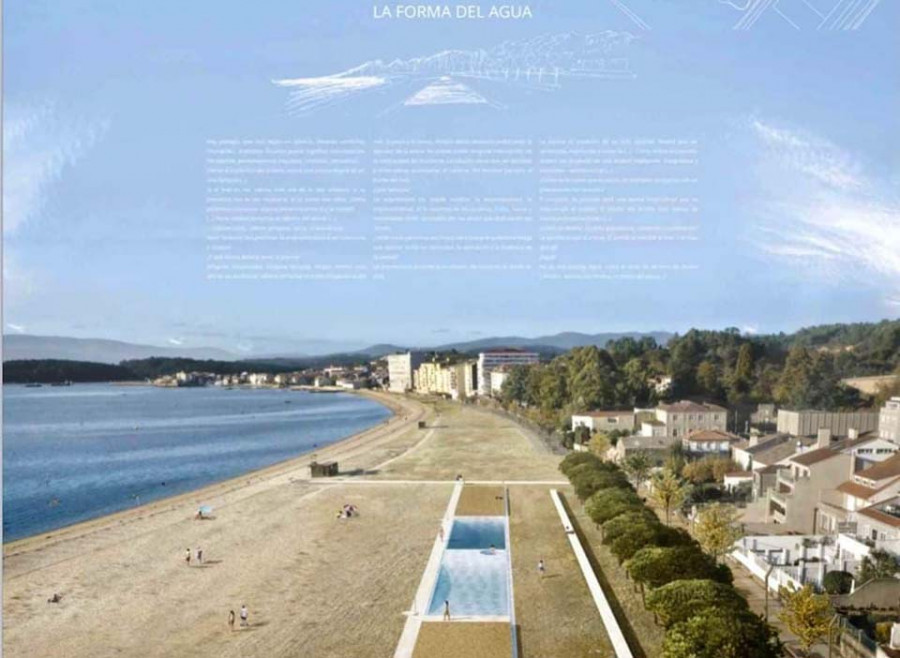 La propuesta “Aquavai” se hace con el diseño de las nuevas piscinas de la playa