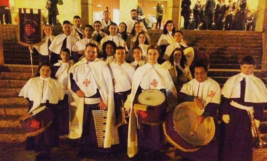 La Semana Santa revive en Sanxenxo con vídeos en las redes para no perder la tradición