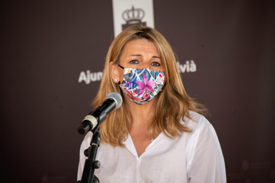 Yolanda Díaz promete mantener los ERTE "el tiempo que sea necesario"