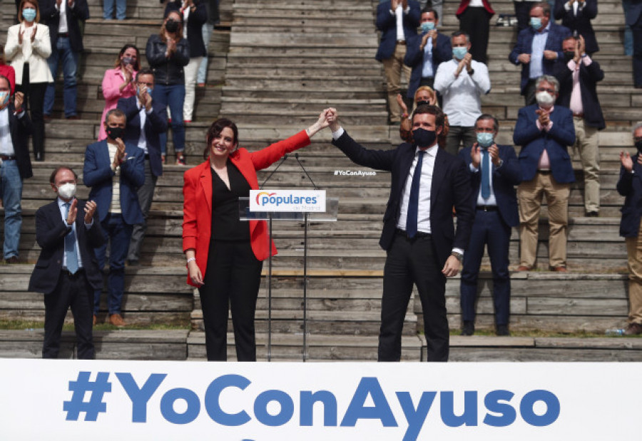 Casado: "La victoria de Ayuso es clave para que yo sea presidente del Gobierno"