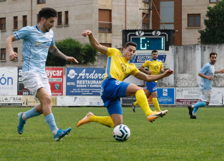 El Villalonga gana el derbi a un Cambados sin puntería