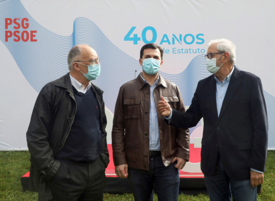 El PSdeG se da un festín autonomista y promete reformar el Estatuto tras la pandemia