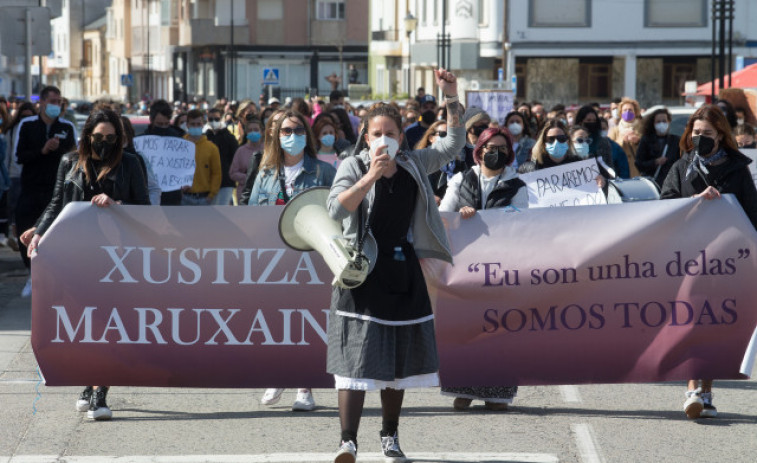 Cientos de personas protestan para reclamar justicia para las mujeres de A Maruxaina