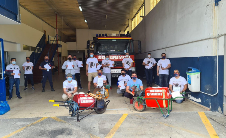 El equipo de Emerxencias de Sanxenxo recoge más de 5.000 firmas en contra de los recortes del servicio