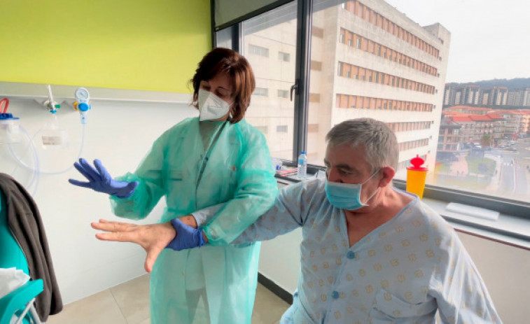 Galicia mantiene la tendencia descendente en la presión hospitalaria de pacientes con covid