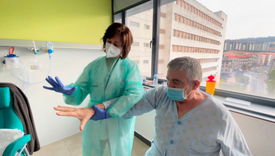 Galicia mantiene la tendencia descendente en la presión hospitalaria de pacientes con covid