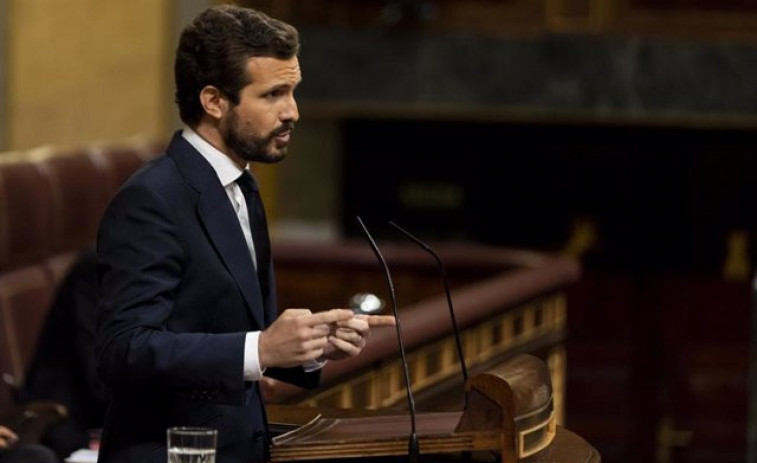 Casado abronca a Sánchez por su 