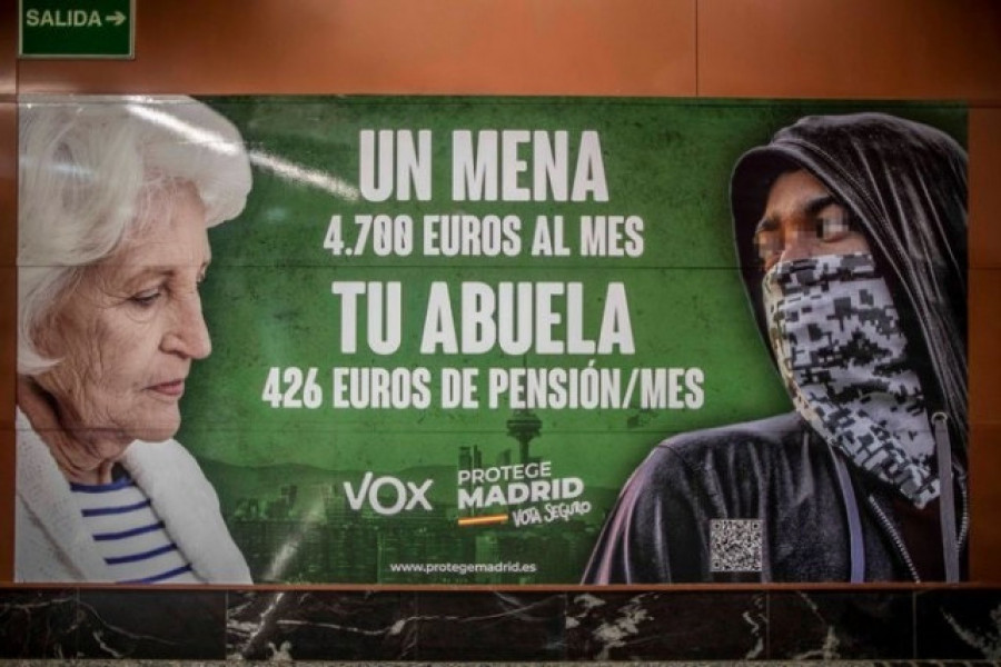 Rechazo unánime al cartel de Vox que el Gobierno denuncia ante la Fiscalía