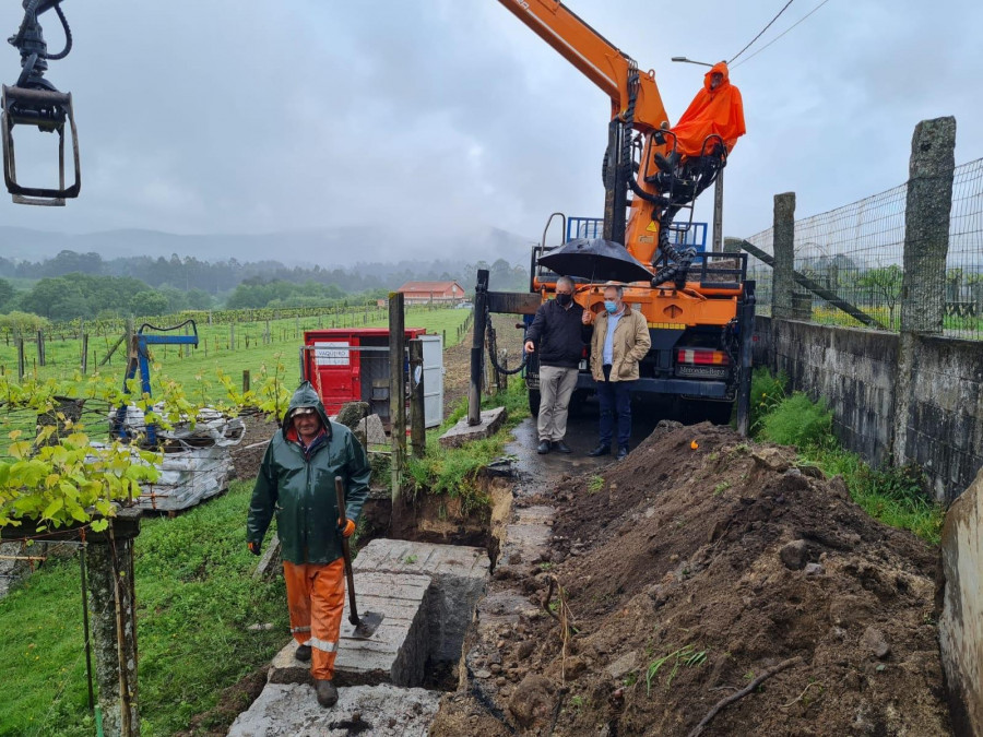 Moraña ejecuta diversas obras de mejora de la seguridad vial en Rebón de Arriba y Paraños