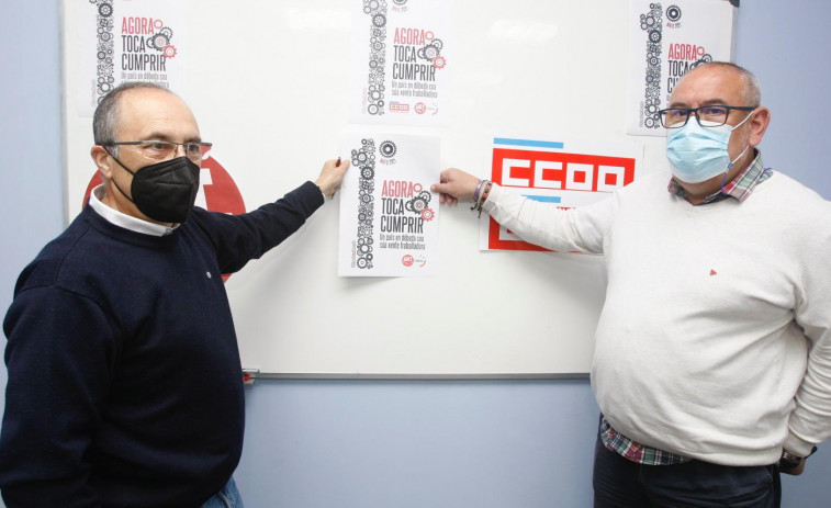 CCOO y UGT diseñan un recorrido más obrero para un 1º de Mayo marcado por el virus