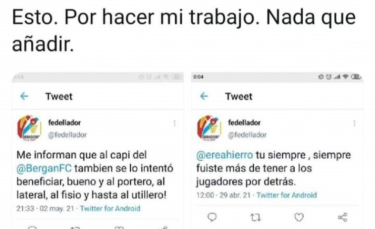 La periodista deportiva vilagarciana Erea Hierro denuncia acoso machista en sus redes