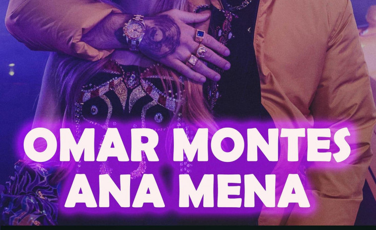 Las entradas para el concierto de Omar Montes y Ana Mena en Sanxenxo salen hoy a la venta