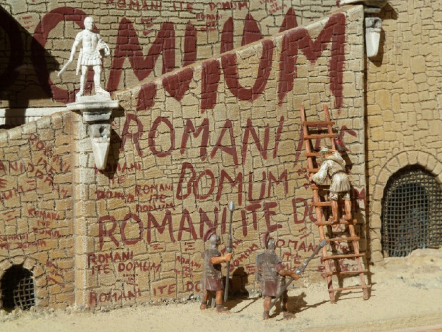 "Quintio la chupa", así eran las pintadas en la antigua Roma