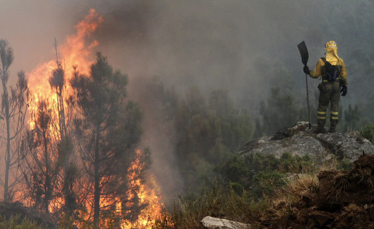 Cuntis, Moraña y Portas despliegan brigadas en Ourense para colaborar con los incendios