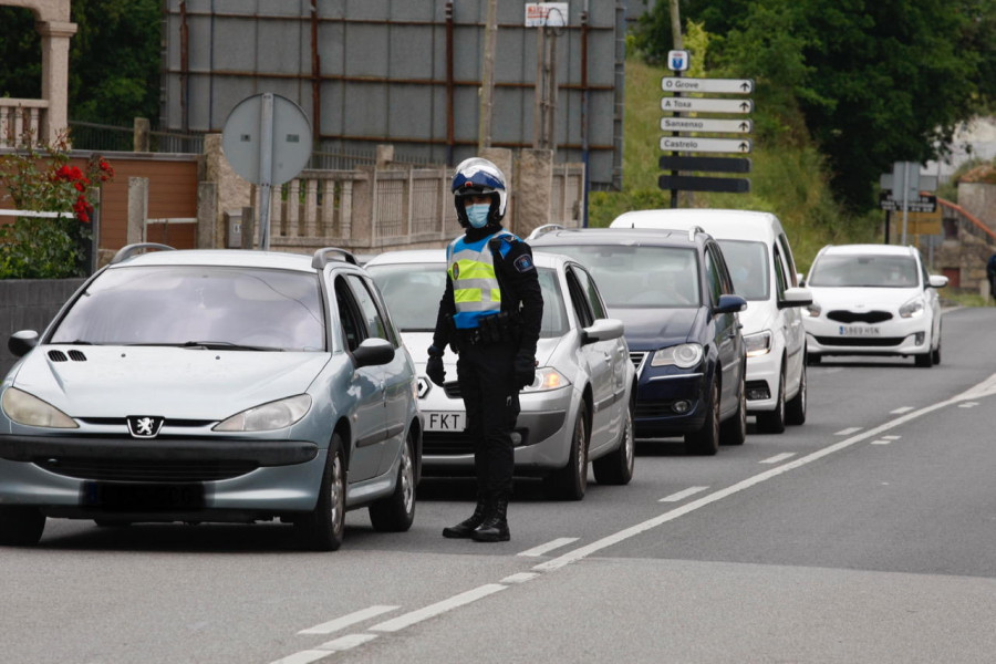 Cambados abandona el cierre perimetral tras su mejoría de los últimos días