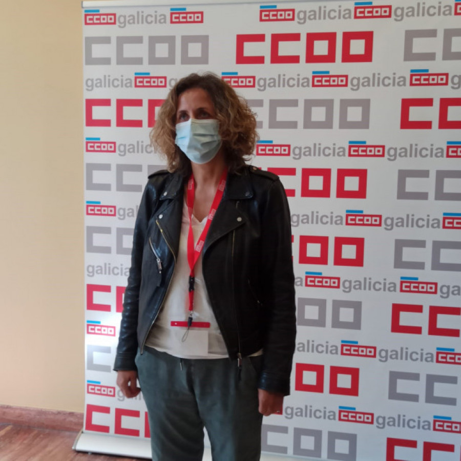 Amelia Pérez será la primera mujer que lidere Comisiones Obreras en Galicia