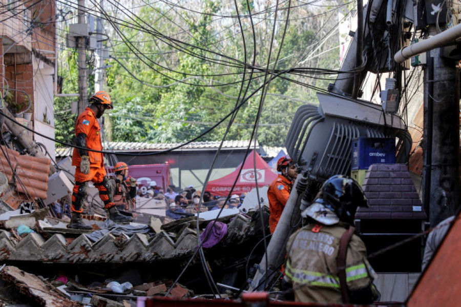 El derrumbe de un edificio de Río de Janeiro causa dos muertos y cuatro heridos