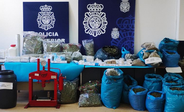 Seis detenidos y un laboratorio de droga desmantelado en Meis en la operación Aceifa