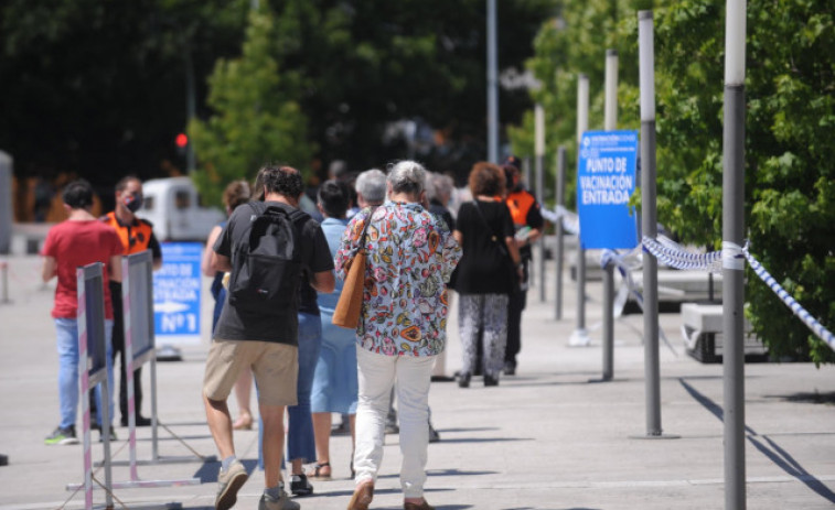 La población gallega con la pauta completa roza el 78% tras una jornada con más de 18.000 vacunas administradas