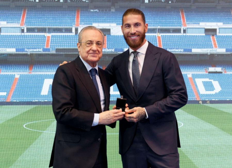 El Real Madrid despide con honores de leyenda a Sergio Ramos