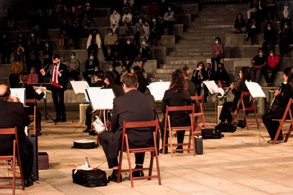 Concierto de la Banda de Música de Sanxenxo el pasado año  concello