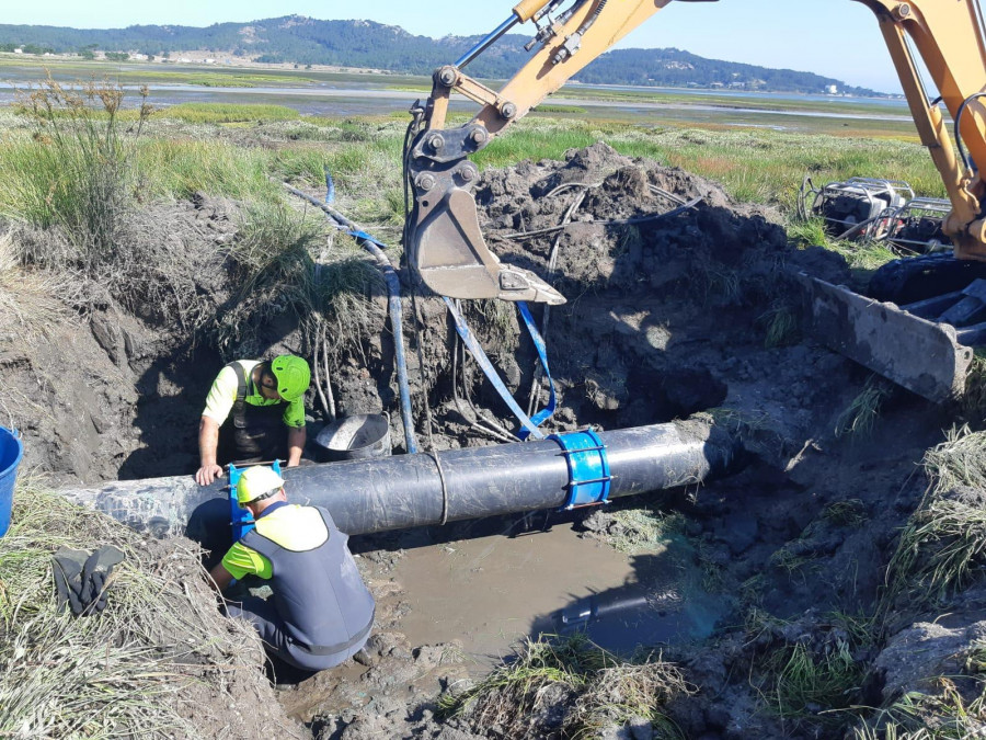 La tubería de agua de O Grove tendrá que pasar por un lento proceso ante Costas del Estado