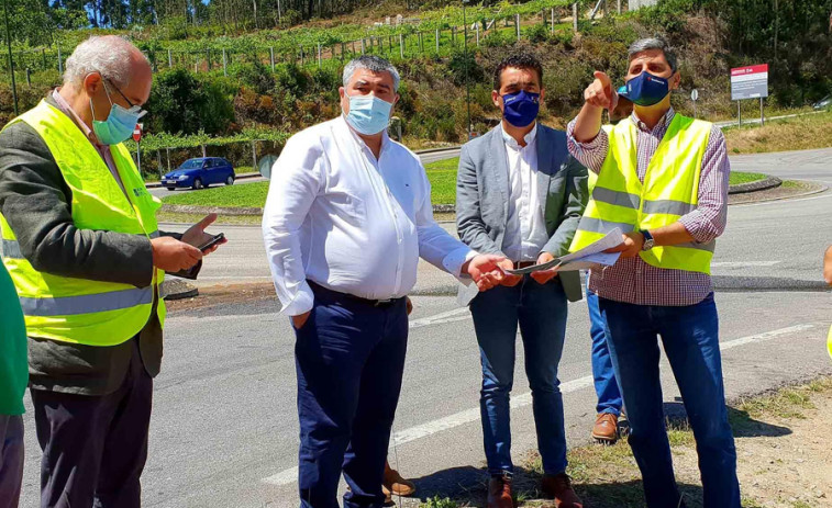 La Xunta habilita en Ribadumia una nueva senda peatonal para la carretera O Mosteiro-Cambados