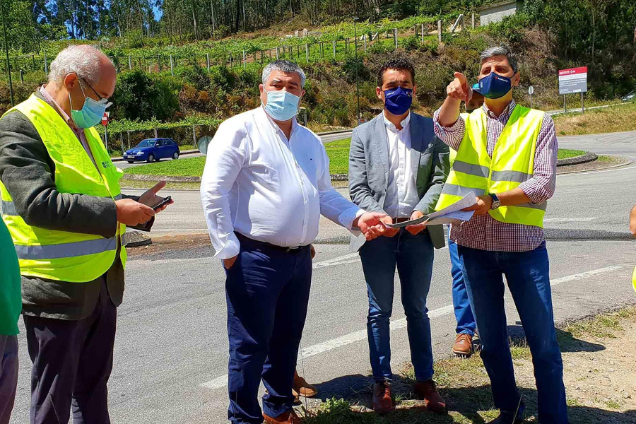 La Xunta habilita en Ribadumia una nueva senda peatonal para la carretera O Mosteiro-Cambados