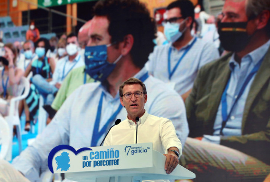 Feijóo sale reelegido líder del PPdeG pero no desvela si será candidato a la Xunta en 2024