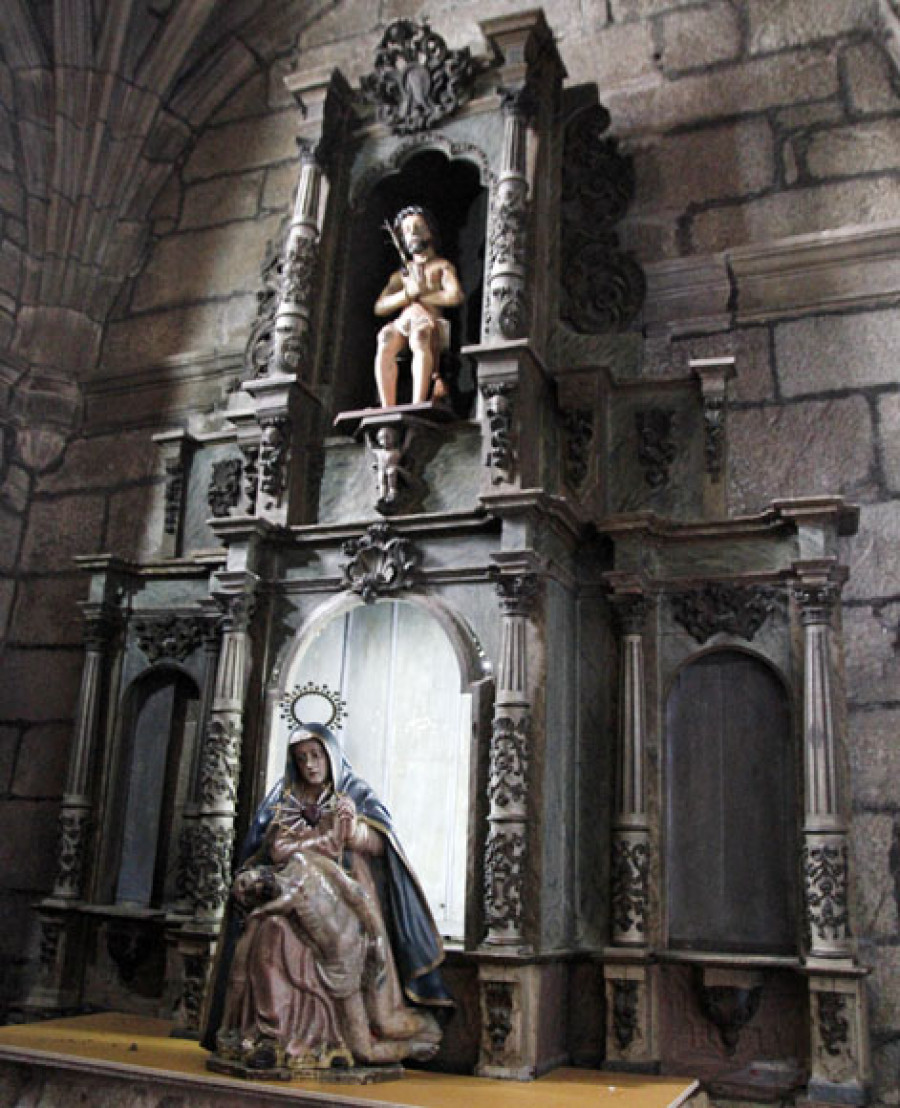 El covid alienta la restauración del retablo de las angustias en Cambados