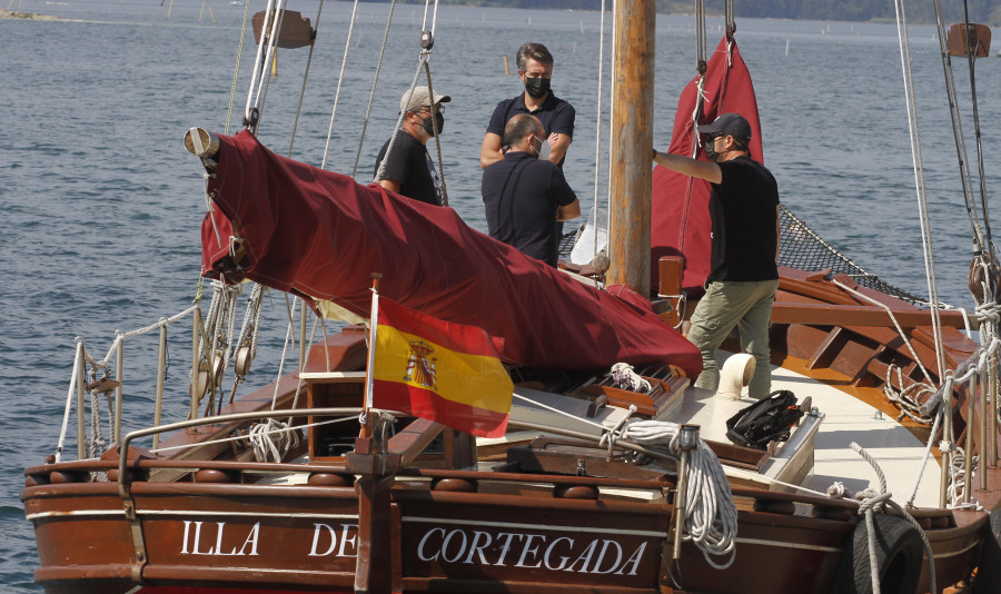 El galeón de Rompetimóns regresa a Cortegada con las rutas guiadas de verano