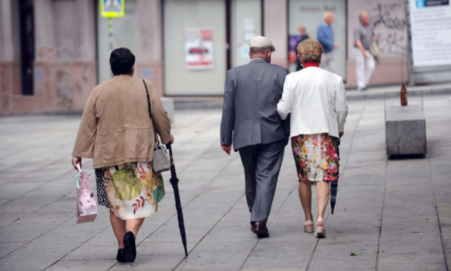 Las pensiones suben dos décimas en Galicia por encima de la media del Estado